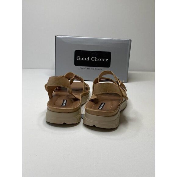 GC‎ Shoes Marilyn Flat Sandals Shoe 10 Women's Cushioned Adjustable Strap NEW - Picture 4 of 8